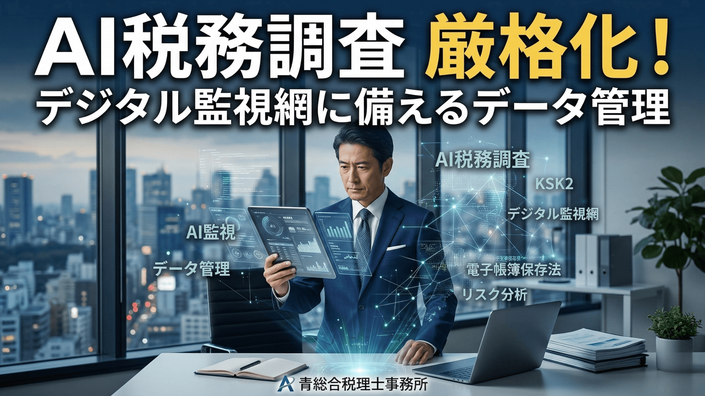 AIで税務調査が厳格化!デジタル監視網の拡大に企業が今すぐ備えるべきデータ管理とは