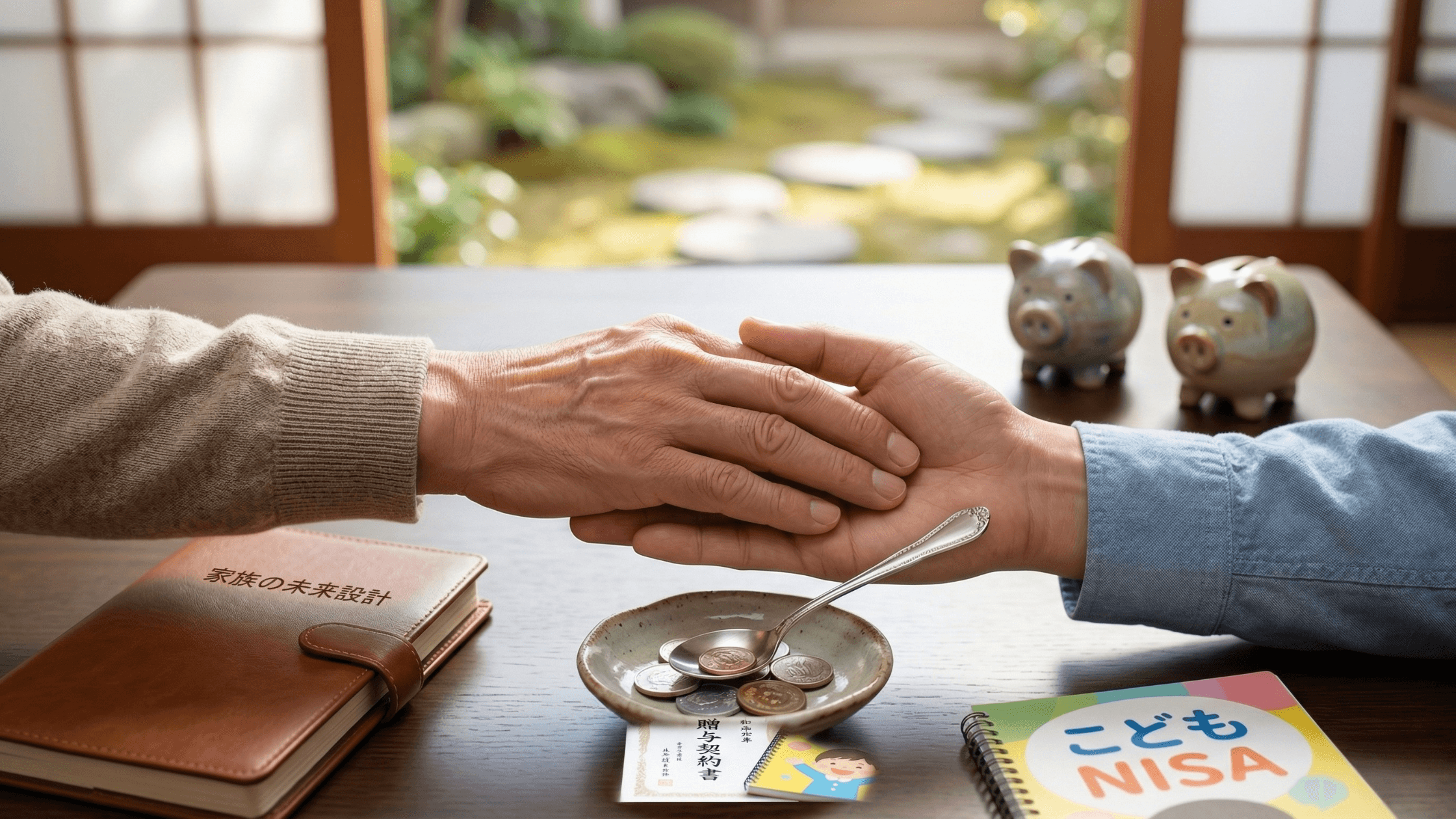 世代を超えて引き継がれる資産形成のイメージ