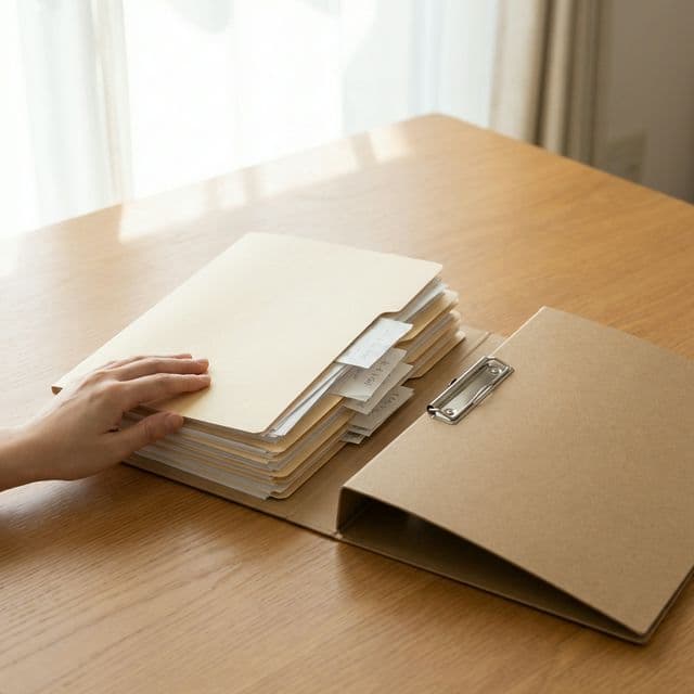 確定申告の書類整理